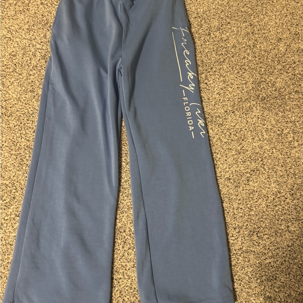 Ocean Drive Freaky Tiki Light Blue Sweatpants Medium